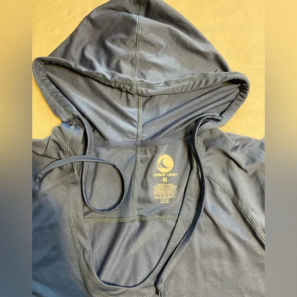 Wave Life Blue Hooded SPF 50 long sleeve tunic length medium - Picture 8 of 9